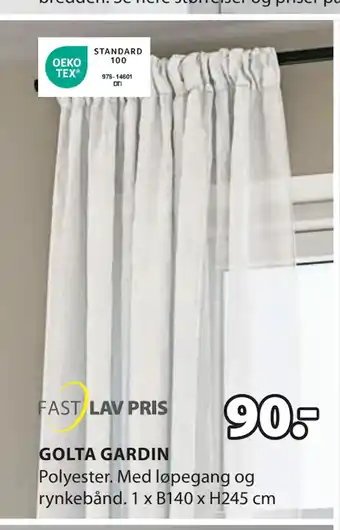 JYSK GOLTA GARDIN tilbud