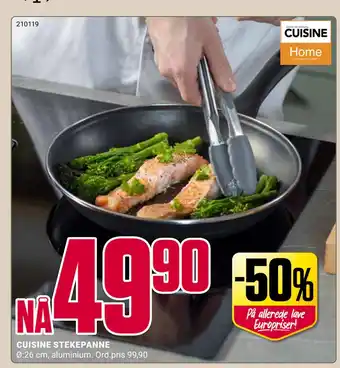 Europris CUISINE STEKEPANNE tilbud