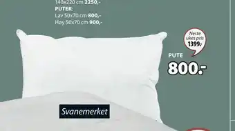 JYSK PUTER tilbud