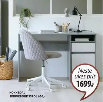 JYSK BILLUND SKRIVEBORD tilbud