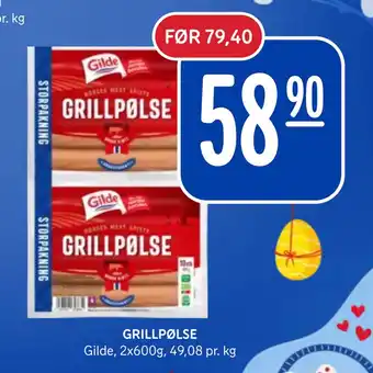Rema 1000 GRILLPØLSE tilbud