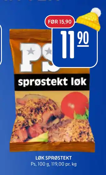 Rema 1000 LØK SPRØSTEKT tilbud