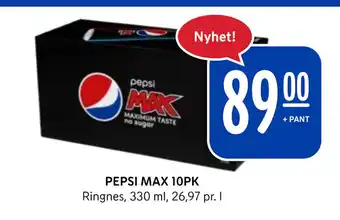 Rema 1000 PEPSI MAX 10PK tilbud