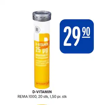 Rema 1000 D-VITAMIN tilbud