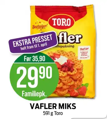Kiwi VAFLER MIKS tilbud
