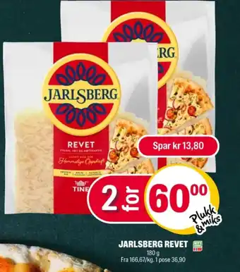 Jarlsberg revet ost