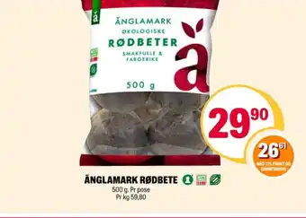 Coop Extra Änglamark rødbeter tilbud