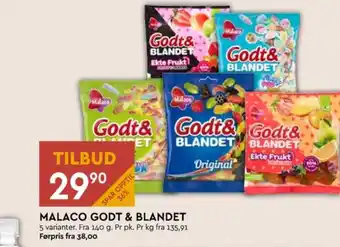 Coop Mega Godt & blandet godterier tilbud