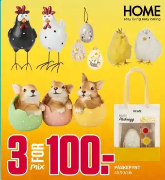 Europris Home påskepynt tilbud