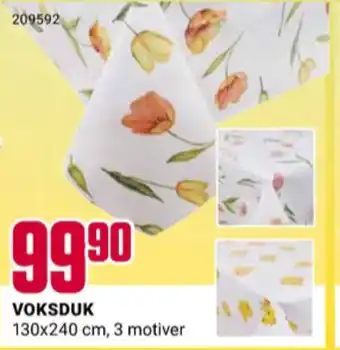Europris Ukjent voksduk tilbud