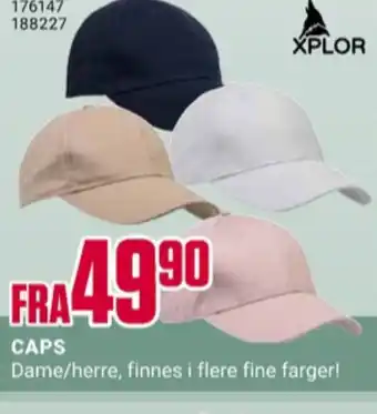 Europris Xplor caps tilbud