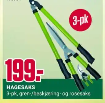 Europris Blossom hagesaks tilbud