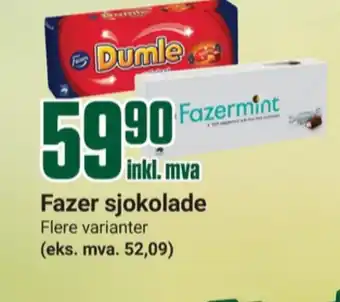 Europris Fazermint konfekt tilbud