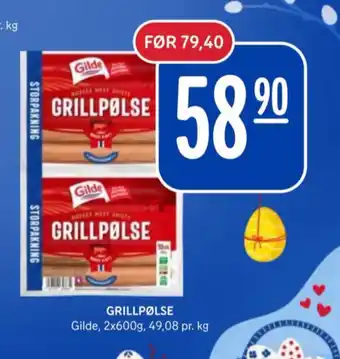 Rema 1000 Gilde grillpølser tilbud