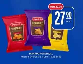 Rema 1000 Maarud potetgull classic salt tilbud