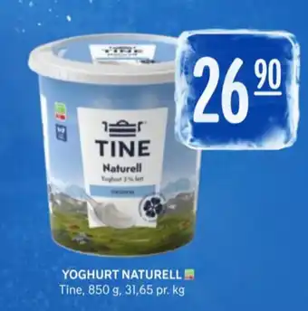 Rema 1000 Tine naturell 3% yoghurt tilbud
