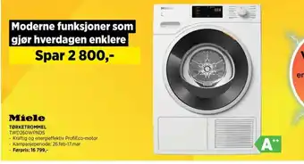 POWER Miele TØRKETROMMEL TWD260WPNDS tilbud