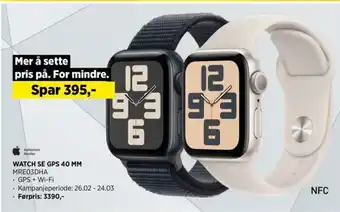 POWER WATCH SE GPS 40 MM MRE03DHA tilbud