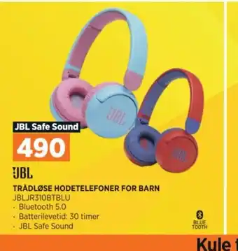 POWER TRÅDLØSE HODETELEFONER FOR BARN tilbud