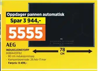 POWER INDUKSJONSTOPP IKB84431FB2 tilbud