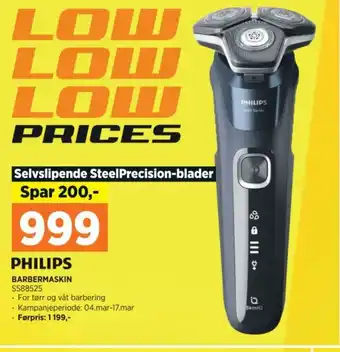 POWER PHILIPS BARBERMASKIN S588525 tilbud