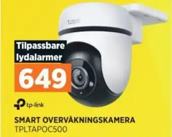 POWER SMART OVERVÅKNINGSKAMERA TPLTAPOC500 tilbud
