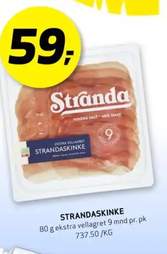 Bunnpris STRANDASKINKE tilbud