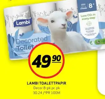 Bunnpris LAMBI TOALETTPAPIR tilbud