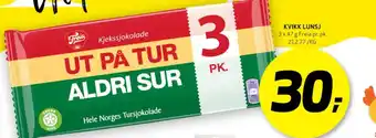 Bunnpris KVIKK LUNSJ tilbud