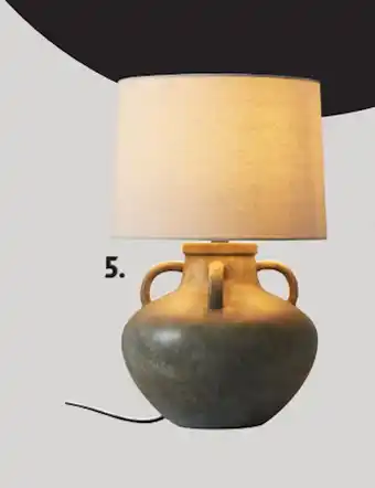 Bohus HYDRIA bordlampe keramikk brungrå tilbud