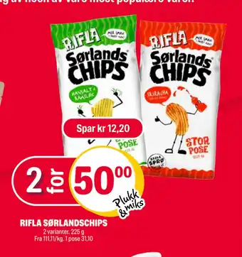 Coop Extra RIFLA SØRLANDSCHIPS tilbud