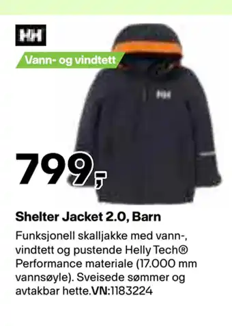 XXL Sport Shelter Jacket 2.0, Barn tilbud