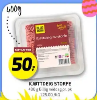 Bunnpris Kløver kjøttdeig tilbud