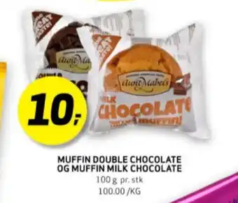 Bunnpris Aunt mabels double chocolate muffins tilbud