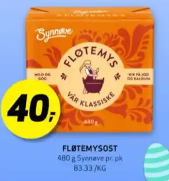 Bunnpris Synnøve finden fløtemysost tilbud