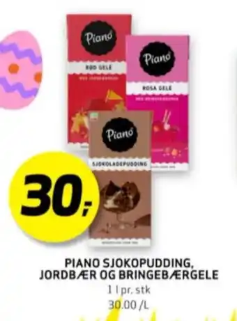 Bunnpris Piano sjokoladepudding tilbud