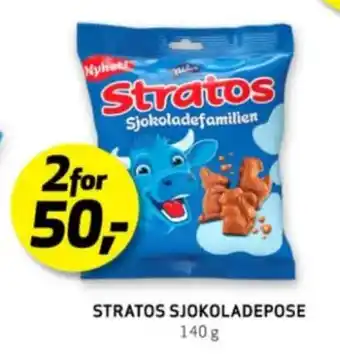 Bunnpris Stratos sjokoladefamilien tilbud