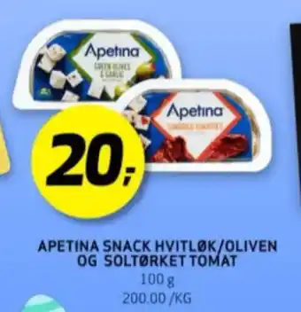 Bunnpris Apetina feta green olives & garlic tilbud