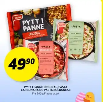 Bunnpris Findus pytt i panne tilbud