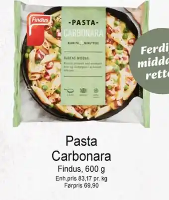 Joker Findus pasta carbonara tilbud