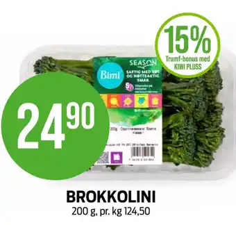 Kiwi Bimi brokkolini tilbud