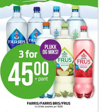 Kiwi Farris mineralvann tilbud