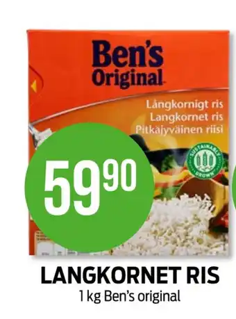 Kiwi Ben's original langkornet ris tilbud