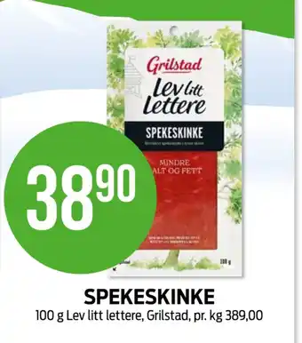 Kiwi Lev litt lettere spekeskinke tilbud