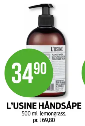 Kiwi Lusine antibacterial flytende håndsåpe tilbud