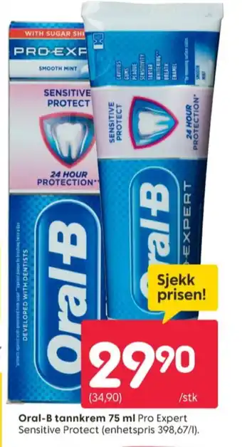 Rusta Oral b tannkrem tilbud