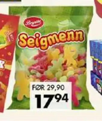 Seigmenn godterier