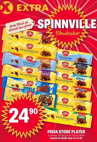 Coop Extra FREIA STORE PLATER tilbud