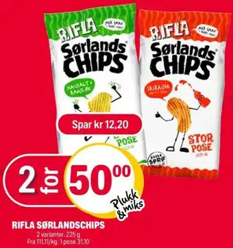 Coop Extra RIFLA SØRLANDSCHIPS tilbud
