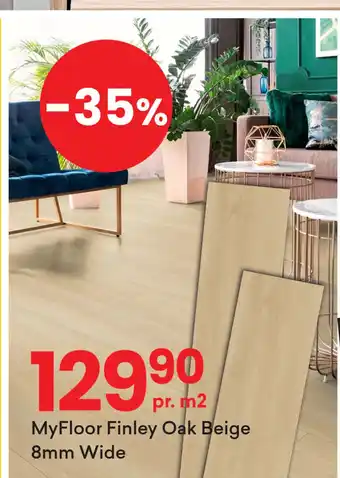 Right Price Tiles MyFloor Finley Oak Beige 8mm Wide tilbud